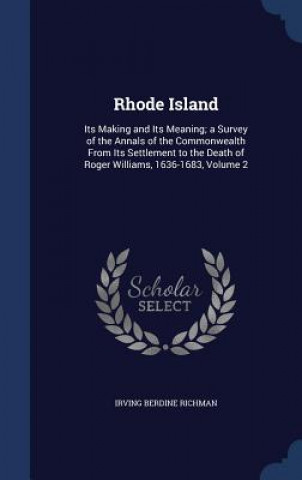Carte Rhode Island IRVING BERD RICHMAN