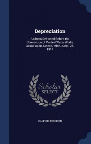 Kniha Depreciation HALFORD ERICKSON