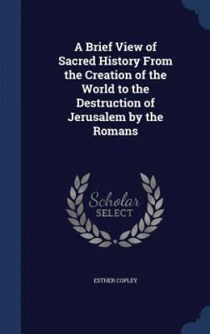 Книга Brief View of Sacred History from the Creation of the World to the Destruction of Jerusalem by the Romans ESTHER COPLEY
