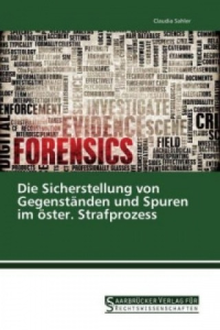 Kniha Die Sicherstellung von Gegenständen und Spuren im öster. Strafprozess Claudia Sahler