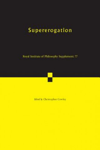 Kniha Supererogation Christopher Cowley