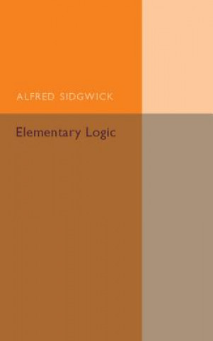 Carte Elementary Logic Alfred Sidgwick