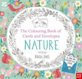 Carte National Trust: The Colouring Book of Cards and Envelopes - Nature Rebecca Jones