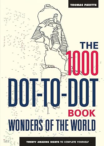 Carte 1000 Dot-to-Dot Book: Wonders of the World Thomas Pavitte