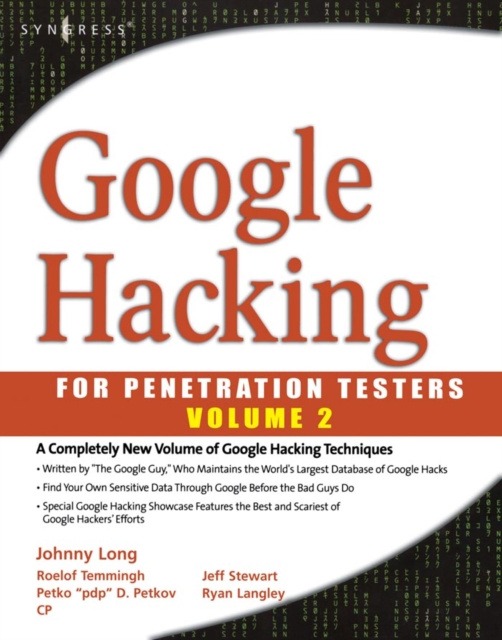 E-book Google Hacking for Penetration Testers Johnny Long