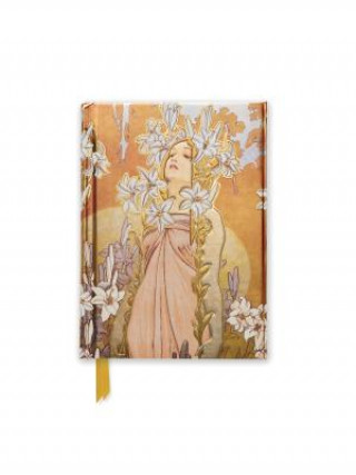 Kalendář/Diář Alphonse Mucha The Flowers: Lily (Foiled Pocket Journal) 