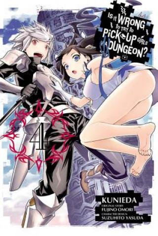 Książka Is It Wrong to Try to Pick Up Girls in a Dungeon?, Vol. 4 (manga) Fujino Omori