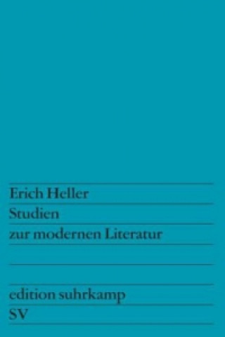 Kniha Studien zur modernen Literatur Erich Heller