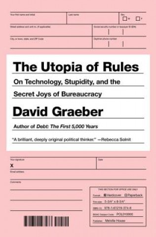 Knjiga Utopia Of Rules David Graeber