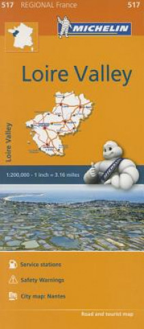 Materiale tipărite Pays de la Loire - Michelin Regional Map 517 Michelin Travel & Lifestyle
