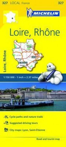 Pubblicazioni cartacee Loire, Rhone - Michelin Local Map 327 