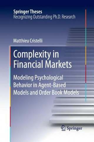 Kniha Complexity in Financial Markets Matthieu Cristelli