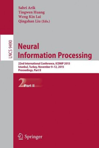 Książka Neural Information Processing Sabri Arik