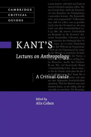 Książka Kant's Lectures on Anthropology Alix Cohen