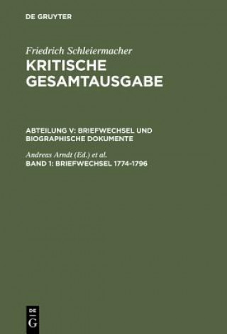 Knjiga Briefwechsel 1774-1796 Andreas Arndt