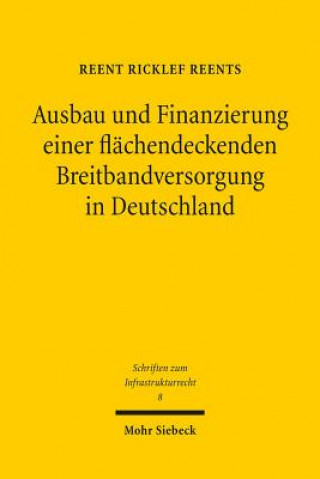 Buch Ausbau und Finanzierung einer flachendeckenden Breitbandversorgung in Deutschland Reent Ricklef Reents