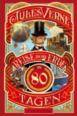 Kniha Reise um die Erde in 80 Tagen Jules Verne