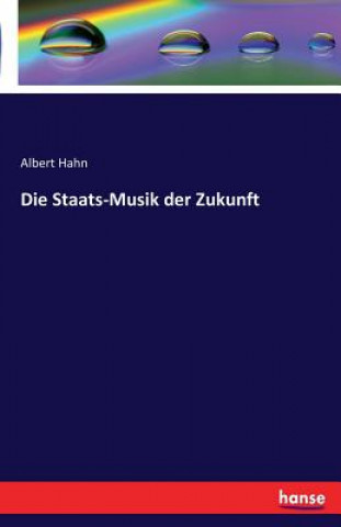 Kniha Staats-Musik der Zukunft Albert Hahn