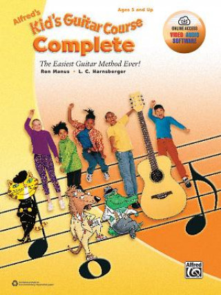 Książka ALFREDS KIDS GUITAR COURSE COMPLETE BOOK RAY MANUS