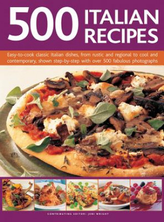 Книга 500 Italian Recipes 