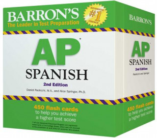Tlačovina AP Spanish Flashcards, Second Edition: Up-to-Date Review and Practice + Sorting Ring for Custom Study Daniel Paolicchi
