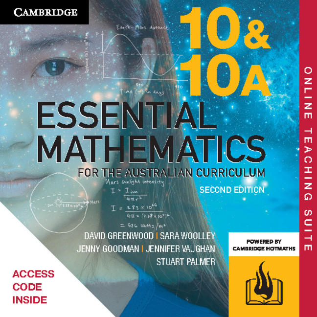 Książka Essential Mathematics for the Australian Curriculum Year 10 Online Teaching Suite (Card) GREENWOOD  DAVID