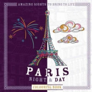 Kniha Paris Night & Day Colouring Book Patricia Moffett
