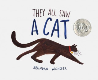 Book They All Saw A Cat Brendan Wenzel