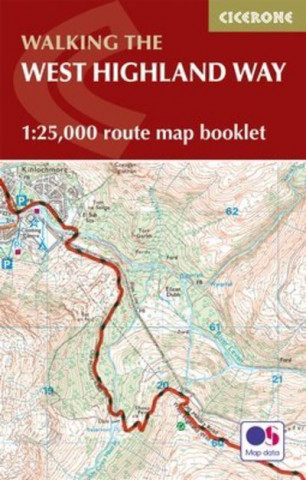 Книга West Highland Way Map Booklet Terry Marsh