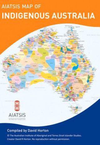 Materiale tipărite A3 flat AIATSIS map Indigenous Australia 