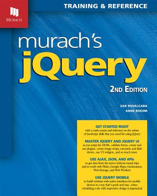 Livre Murach's jQuery Zak Ruvalcaba