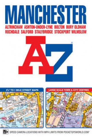Könyv Manchester A-Z Street Atlas (paperback) 