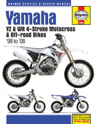Kniha Yamaha YZ & WR 4-Stroke Motocross & Off-road Bikes (98 - 08) Editors of Haynes Manuals