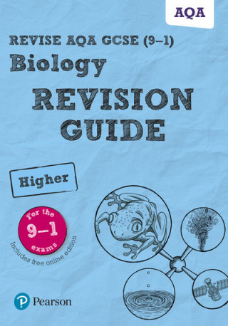 Carte Pearson REVISE AQA GCSE Biology Higher Revision Guide inc online edition and quizzes - 2023 and 2024 exams Pauline Lowrie