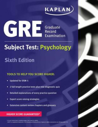 Carte GRE Subject Test: Psychology Kaplan Test Prep