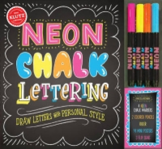 Kniha Neon Chalk Lettering Editors Of Klutz