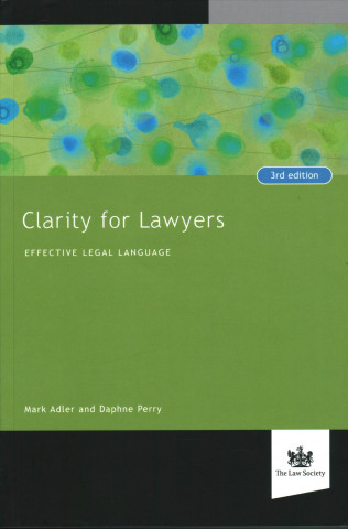 Книга Clarity for Lawyers MARK ALDER