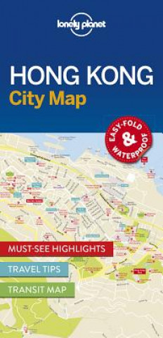 Tlačovina Lonely Planet Hong Kong City Map Lonely Planet