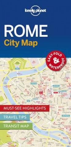 Materiale tipărite Lonely Planet Rome City Map Lonely Planet
