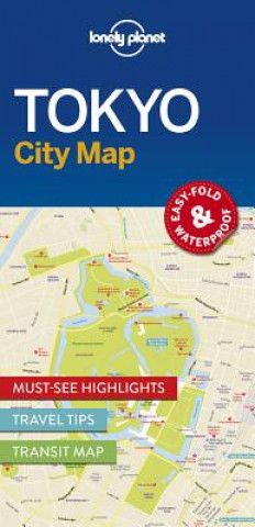 Prasa Lonely Planet Tokyo City Map Lonely Planet