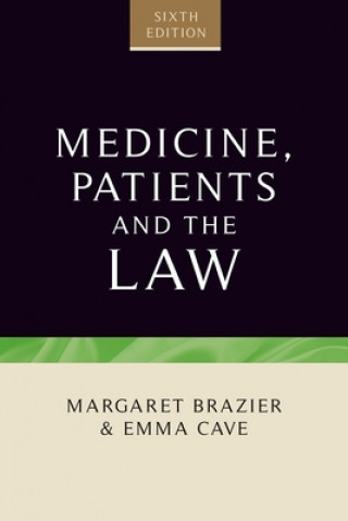 Kniha Medicine, Patients and the Law Margaret Brazier