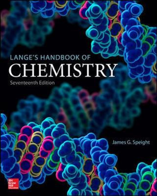 Könyv Lange's Handbook of Chemistry, Seventeenth Edition James Speight