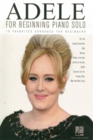 Carte Adele for Beginning Piano Solo Adele
