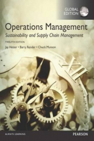 Könyv Operations Management: Sustainability and Supply Chain Management plus MyOMLab with Pearson eText, Global Edition Jay Heizer