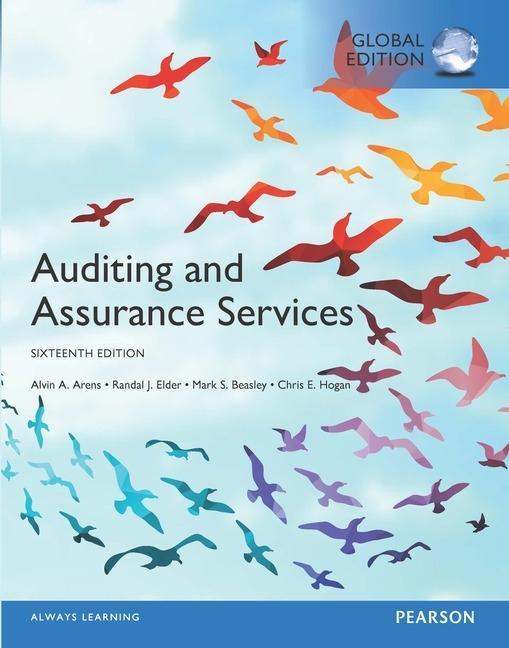 Книга Auditing and Assurance Services, Global Edition Alvin A. Arens