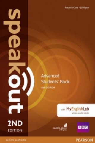 Kniha Speakout Advanced 2nd Edition Students' Book with DVD-ROM and MyEnglishLab Access Code Pack Antonia Clare