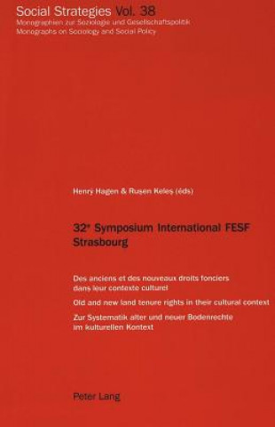 Könyv 32e Symposium International FESF Strasbourg Hagen Henry