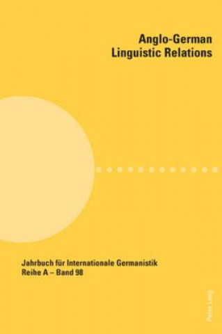 Könyv Anglo-German Linguistic Relations Falco Pfalzgraf