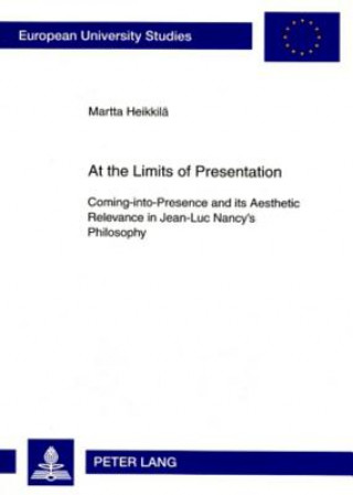 Könyv At the Limits of Presentation Martta Heikkilae