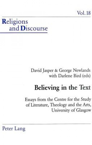 Kniha Believing in the Text David Jasper